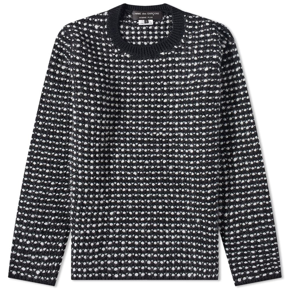 

Джемпер Comme des Garçons Homme Plus Mohair Yarn Crew Knit, Серый