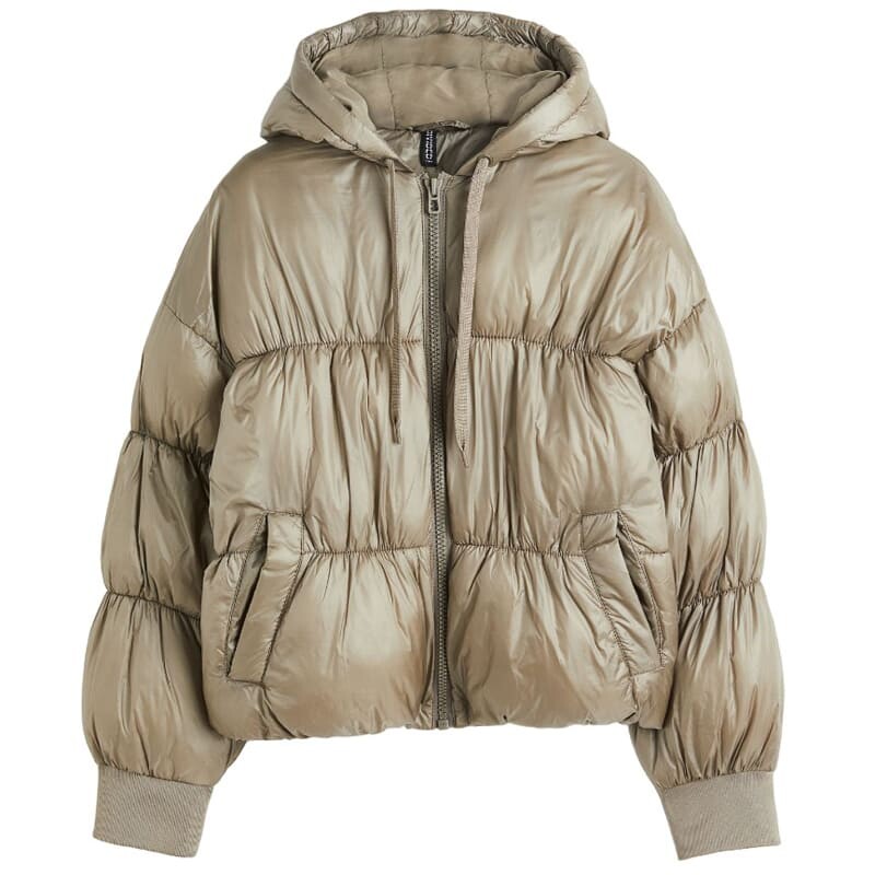 

Куртка утепленная H&M Hooded, бежевый