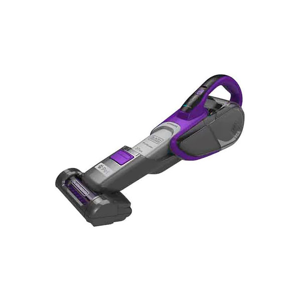 цена Пылесос ручной Black+Decker Vacuum DVJ325BFSP-GB, беспроводной, серый-фиолетовый