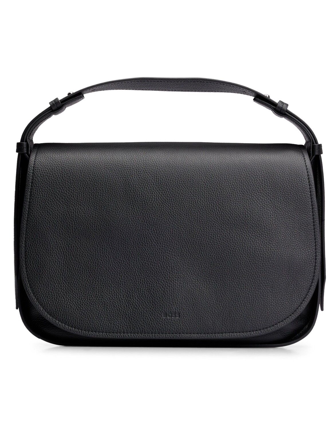 

Сумка-тоут Hugo Boss Grained-leather Bag With Embossed Logo, черный