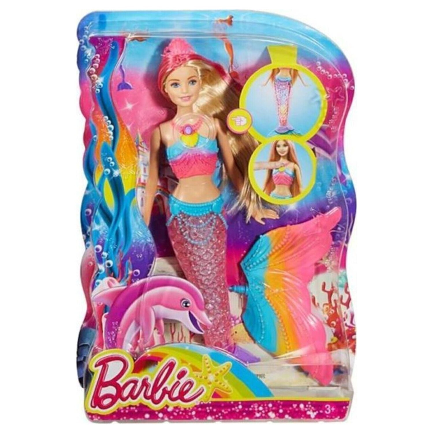 

Кукла Barbie радужная