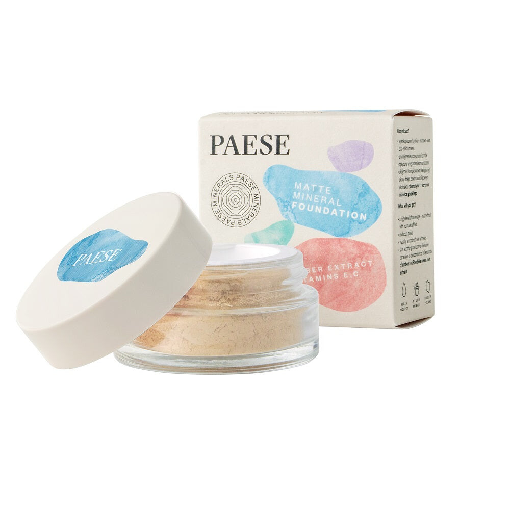 

Paese Minerals матирующая минеральная основа 104W Honey 7g