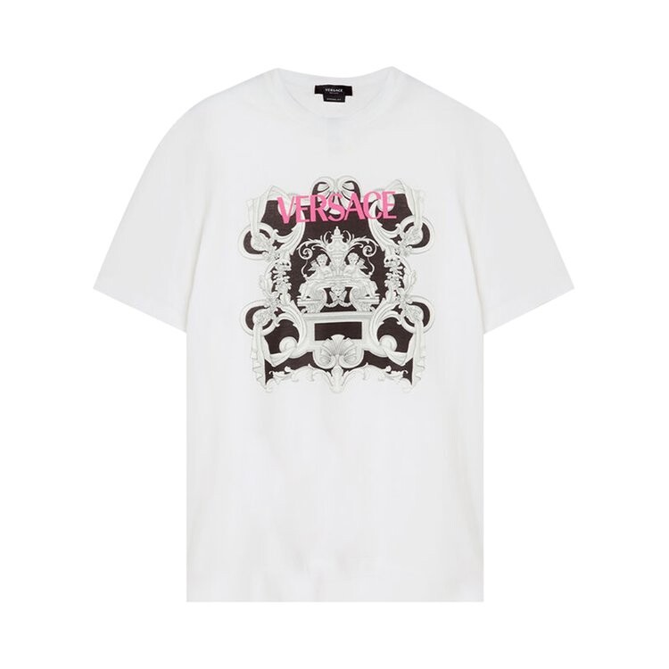 

Футболка Versace Silver Baroque T-Shirt 'White', белый