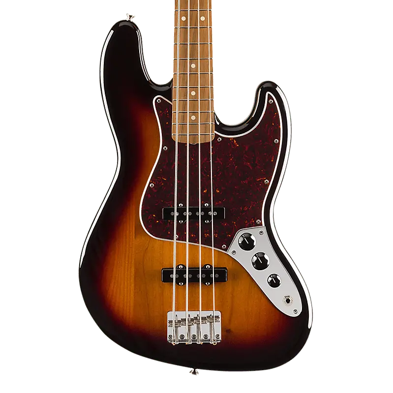 

Fender Vintera '60s Jazz Bass - Накладка на гриф Pau Ferro, 3 цвета Sunburst