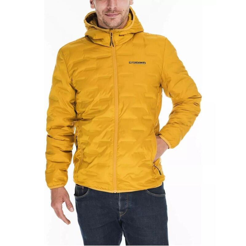 Уличная куртка SMOKE Hooded Down Jacket Мужское - желтый Fundango, цвет gelb дорожная куртка amber padded jacket women желтый fundango цвет gelb