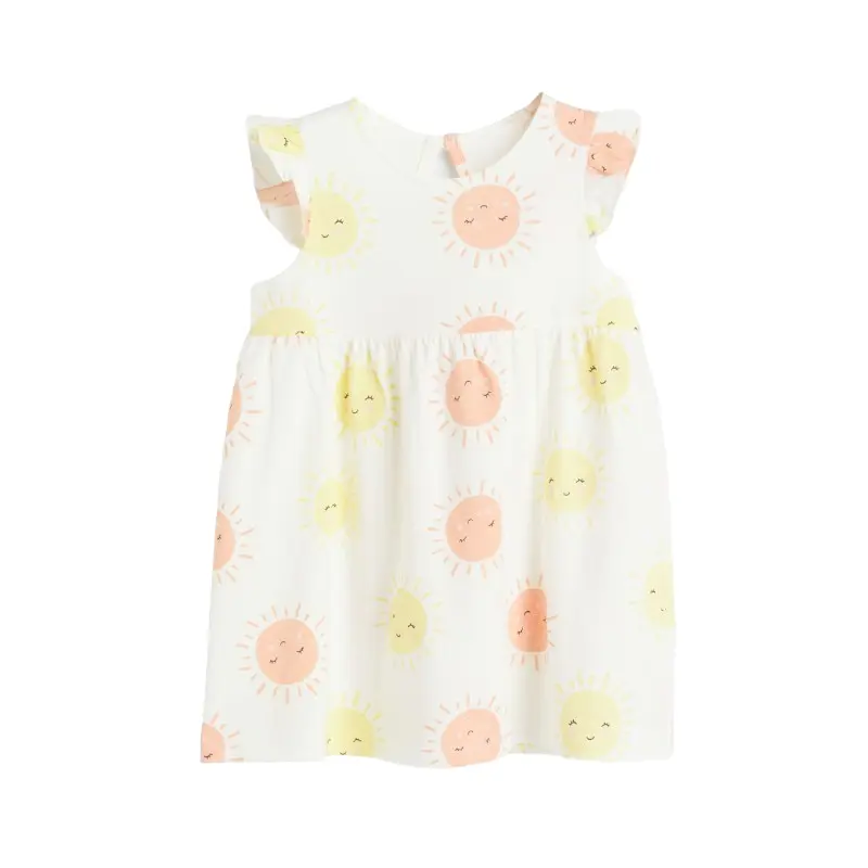 

Платье детское H&M Ruffle-trimmed, кремовый/солнце
