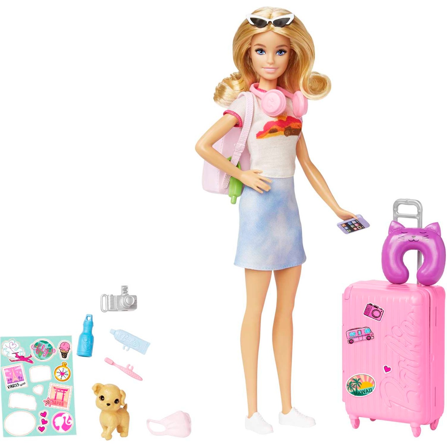 автомобиль barbie super adventure camper высотой 76 см с бассейном горкой и более 60 аксессуарами Кукла Barbie HJY18