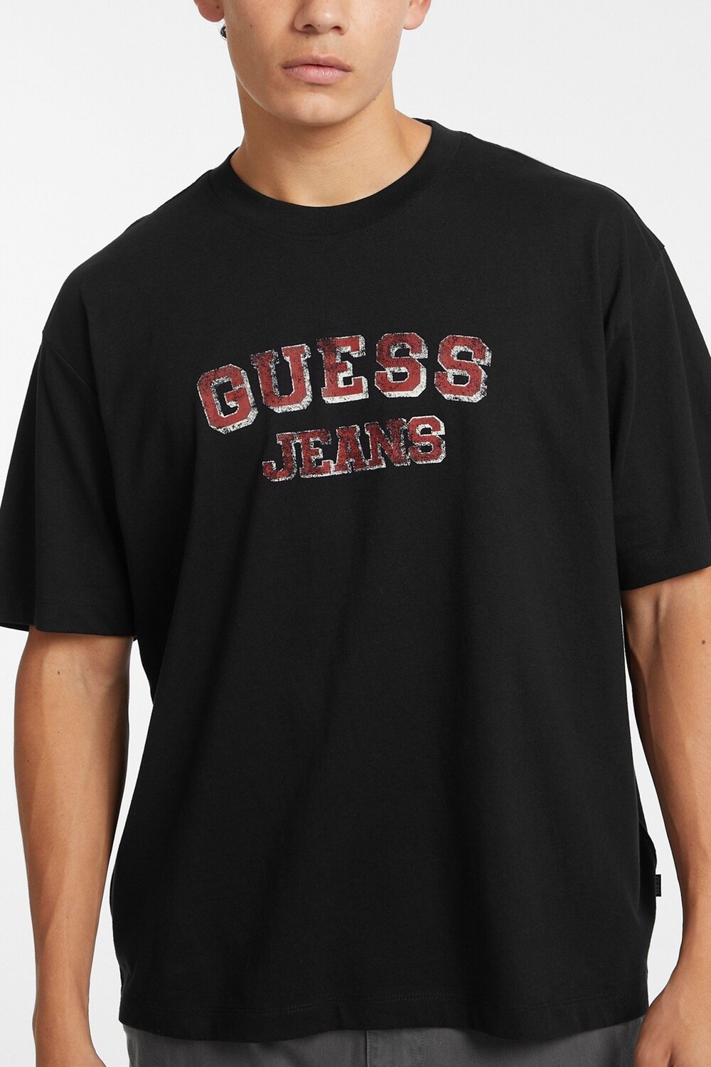 

Футболка с логотипом университета Guess Jeans, синий