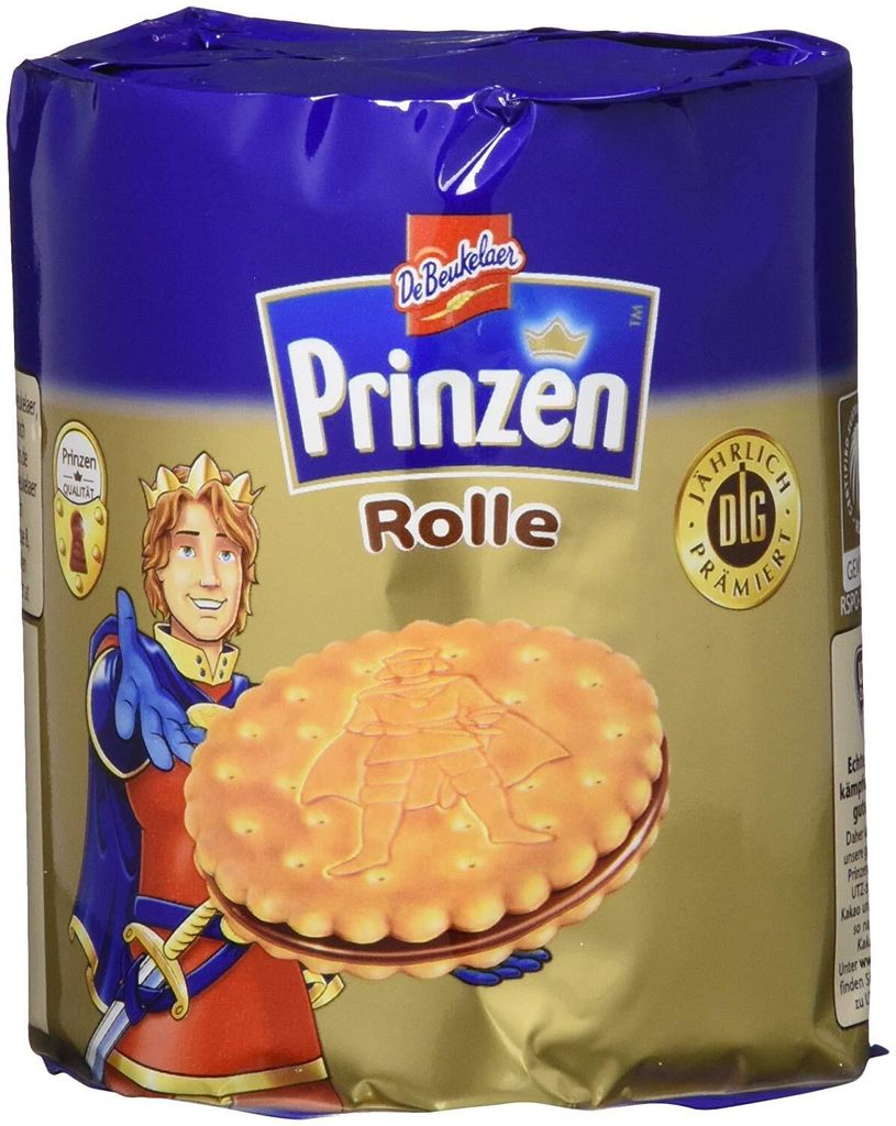 Печенье DeBeukelaer Prinzen Rolle двойное с какао-начинкой 141 г, 6 шт. Mega-Paradies
