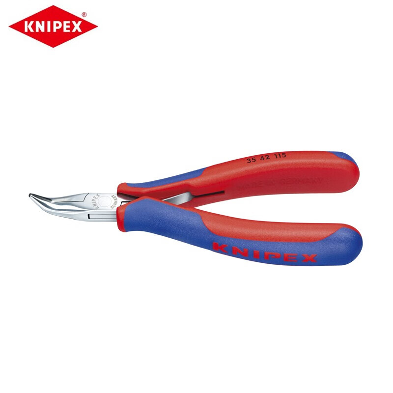 Плоскогубцы для электроники KNIPEX 115 мм, плоскогубцы без зубьев, плоскогубцы, плоскогубцы для электриков 35 42 115 по индивидуальному заказу (срок поставки 4-8 недель)