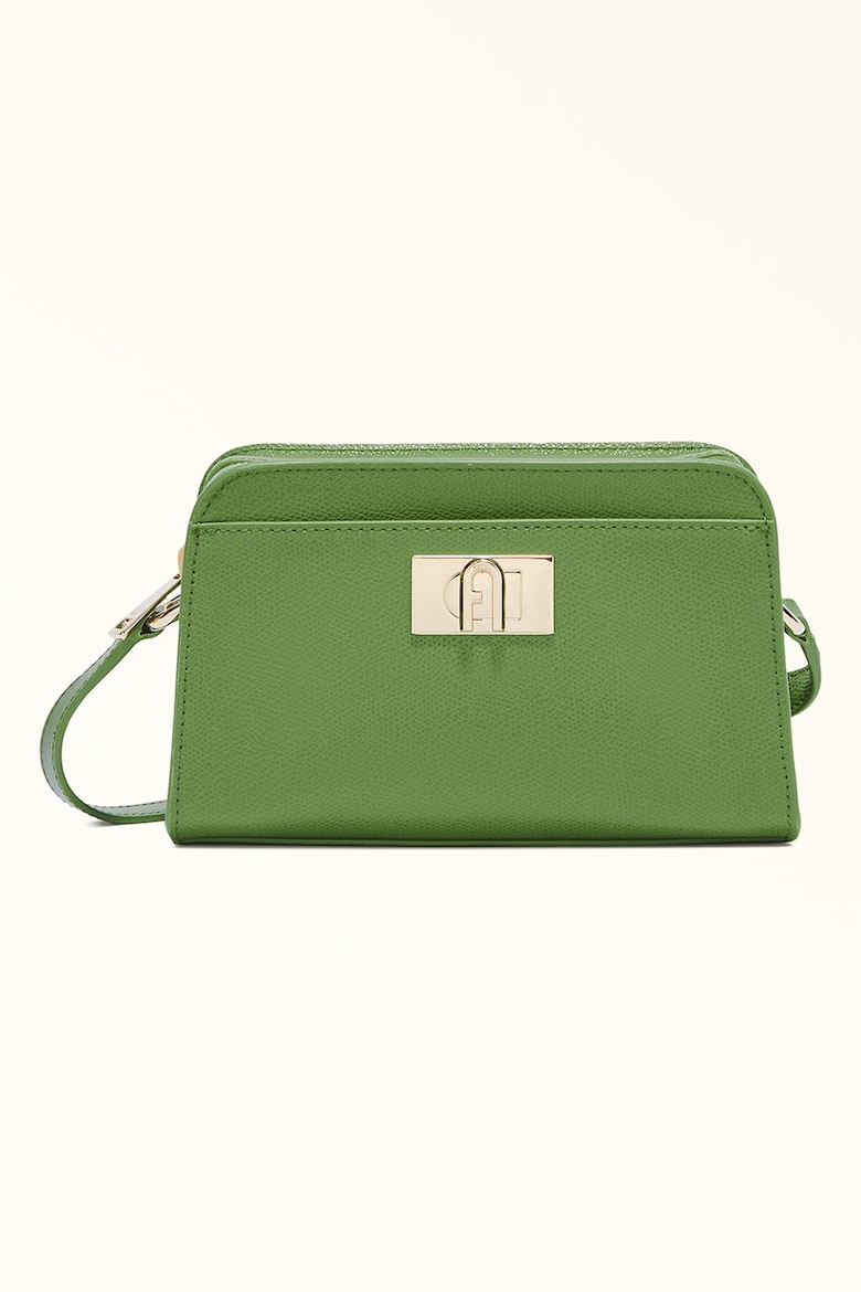 Кожаная маленькая сумка 1927 года Furla, зеленый