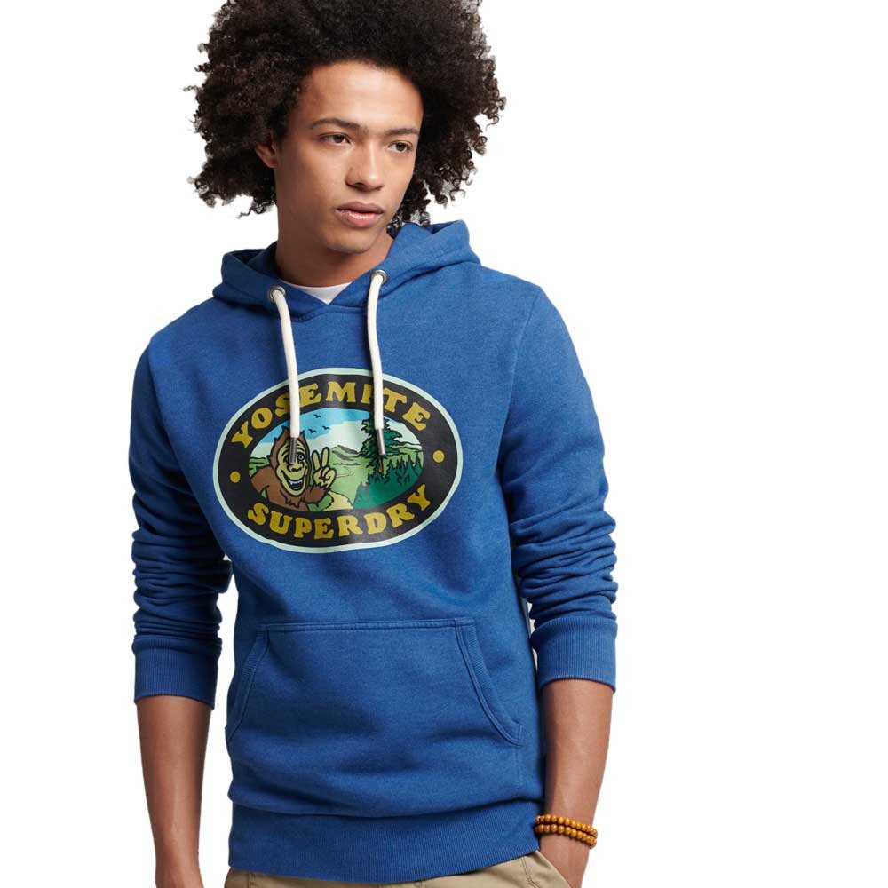 

Худи Superdry Vintage Travel Sticker, синий