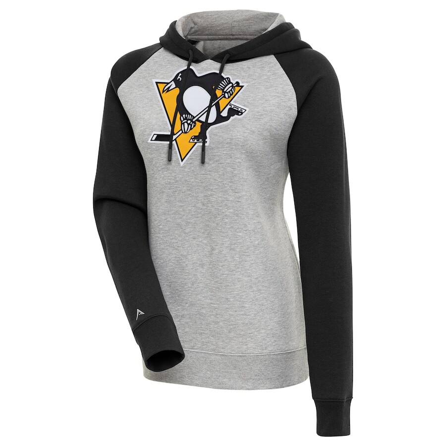 

Пуловер с капюшоном Antigua Pittsburgh Penguins, серый