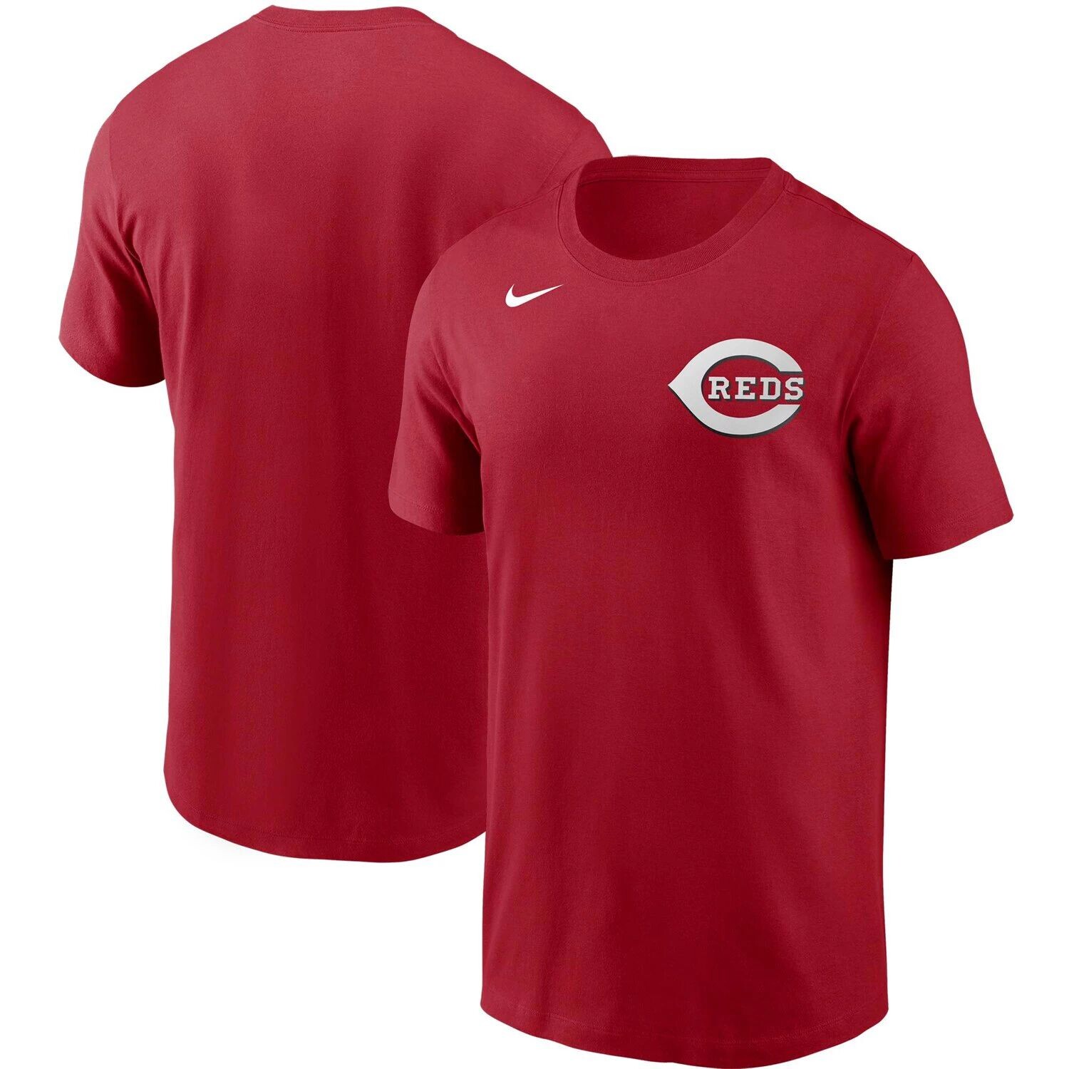 

Мужская красная футболка Nike Red Cincinnati Reds Team с надписью Wordmark