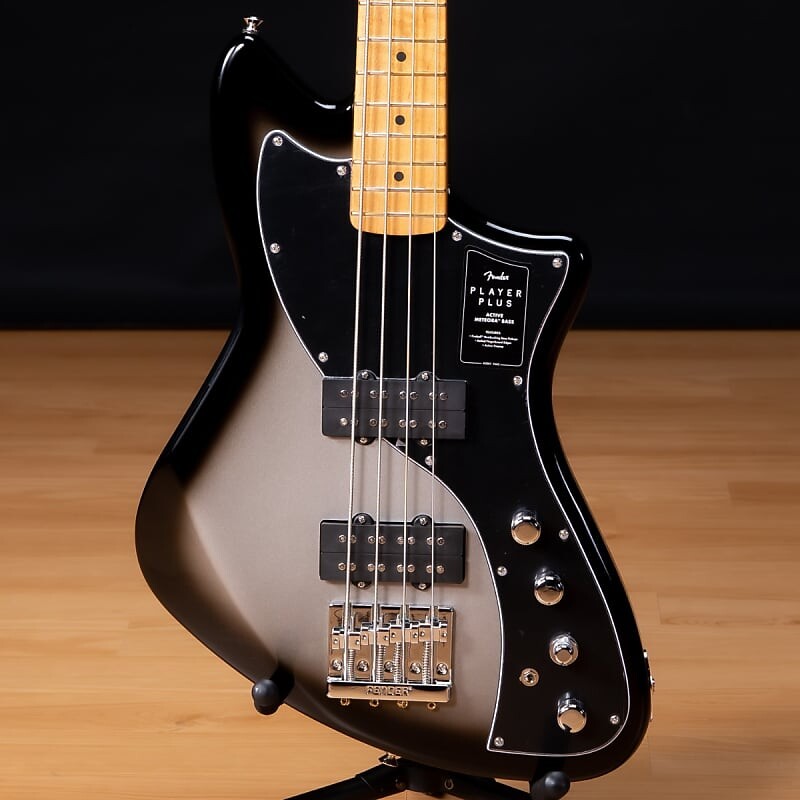 

Fender Player Plus Active Meteora Bass - Maple, Silverburst SN MX22028344 Player Plus Active Meteora Bass Silverbust