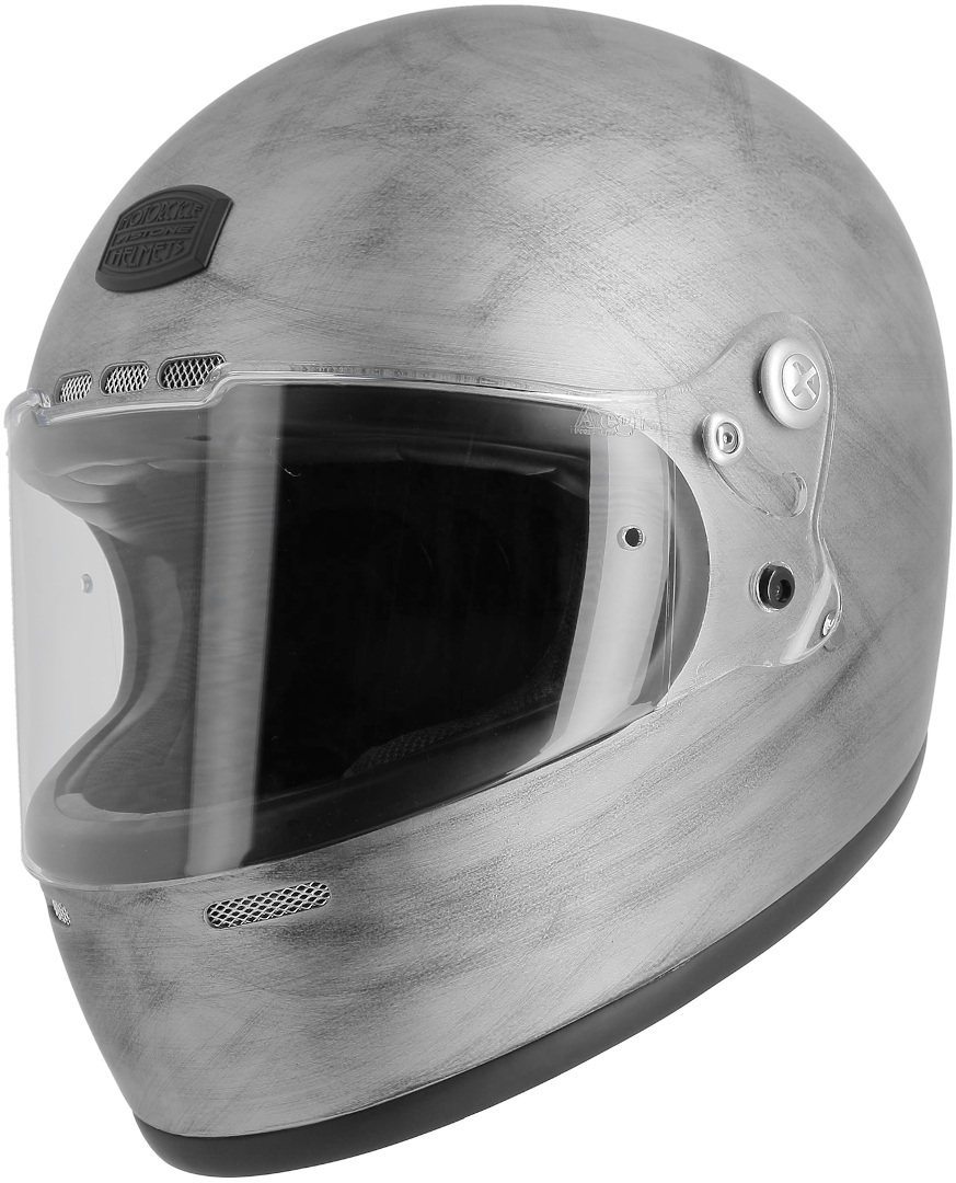 Шлем Astone GT Retro Monocolor, серый