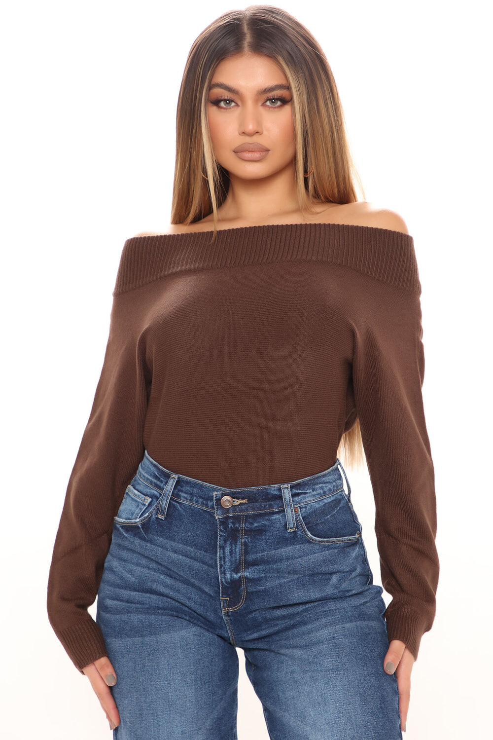 

Свитер Fashion Nova 9918WM, коричневый
