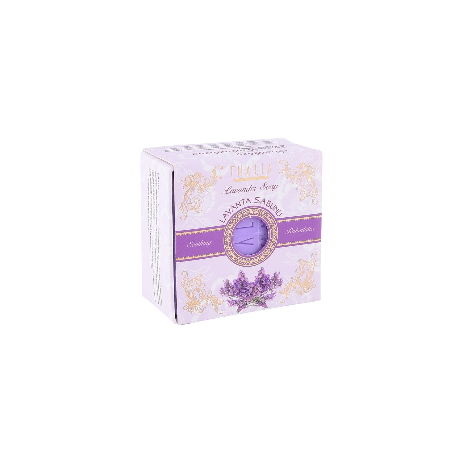 Очищающее натуральное твердое мыло Thalia с экстрактом лаванды lavender love