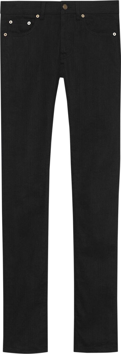 

Джинсы Saint Laurent Skinny Fit Jeans 'Black', черный