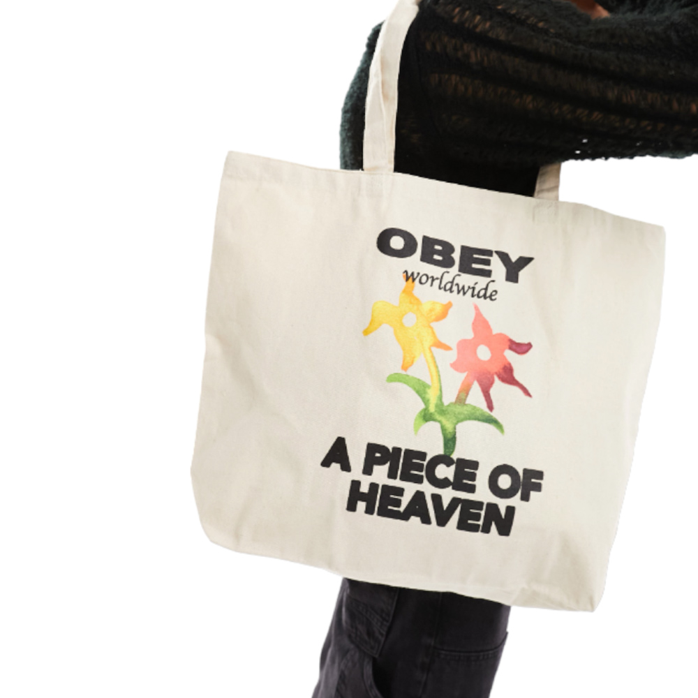 Сумка-тоут Obey A Piece Of Heaven, бежевый сумка тоут повседневная серый