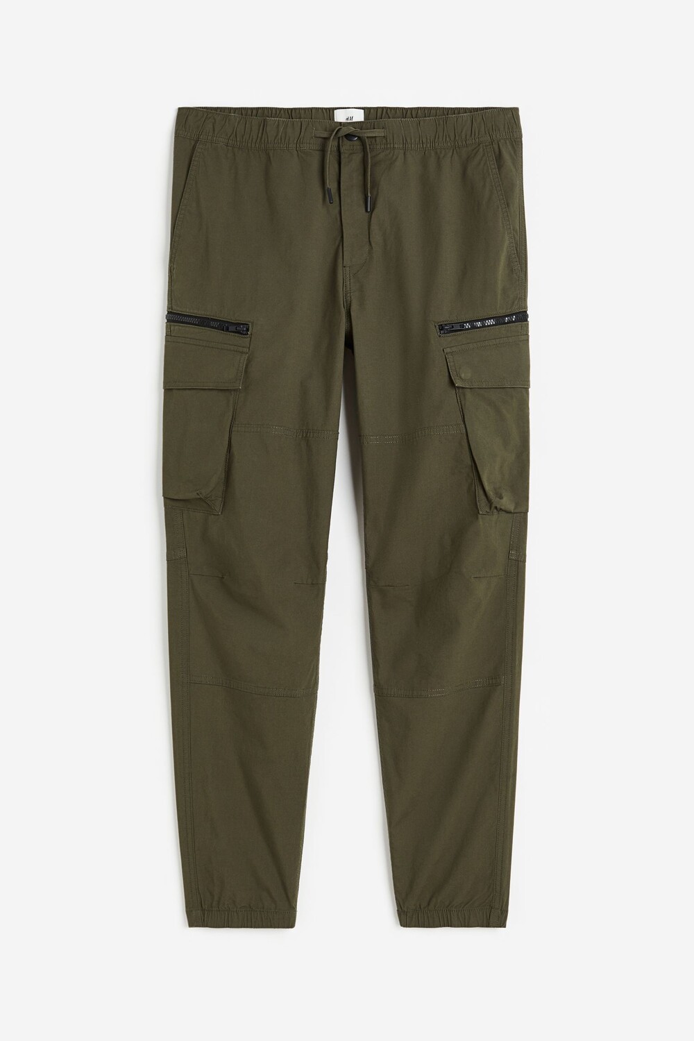 

Брюки H&M Regular Fit Ripstop Cargo, хаки