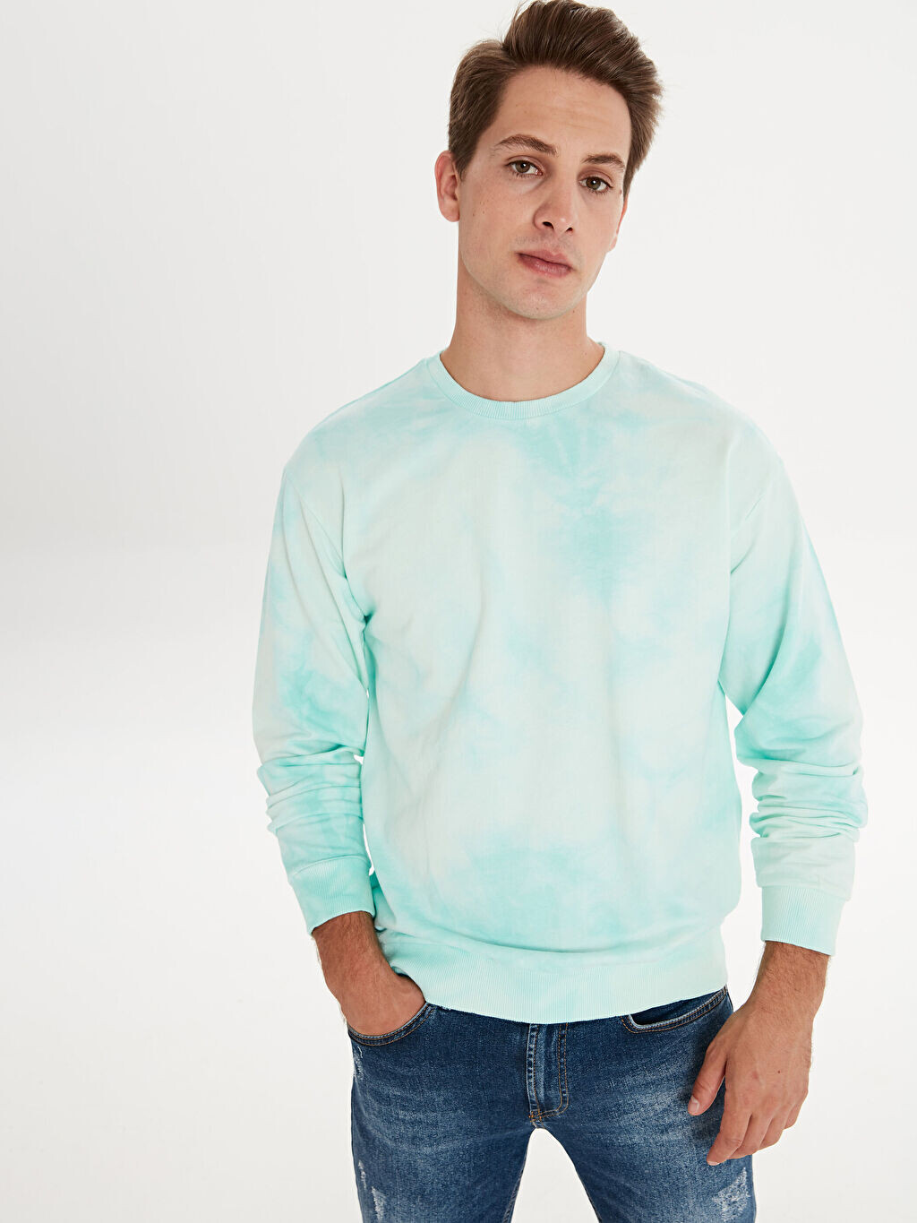 

Толстовка с круглым вырезом и узором LCW Casual