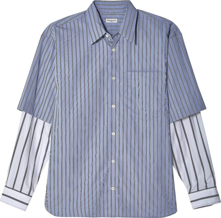 

Рубашка Dries Van Noten Cander Shirt 'Light Blue', синий