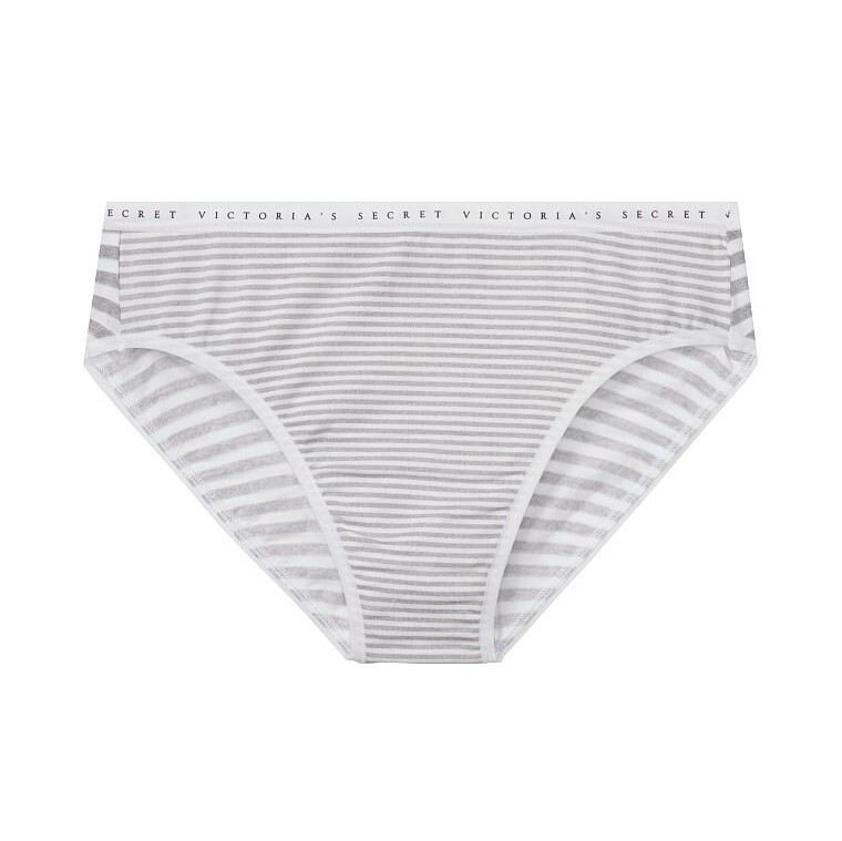 

Трусы Victoria's Secret Stretch Cotton High-Leg Brief, серый