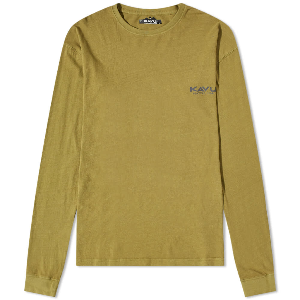 

Футболка KAVU Long Sleeve Busy Livin Tee, Коричневый