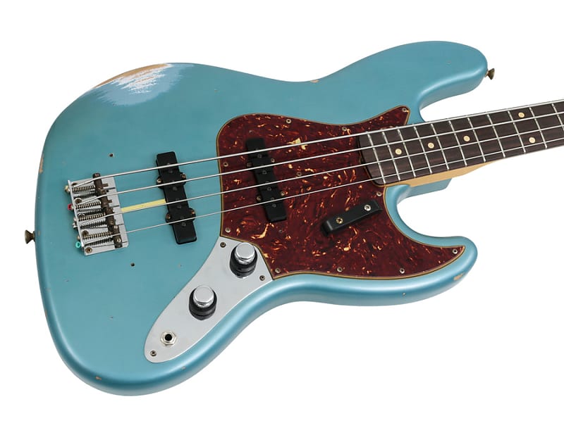 Fender Custom Shop 1960 Jazz Bass Relic Agave состаренный