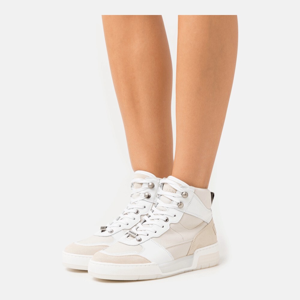 

Кроссовки Shabbies Amsterdam Zapatillas Altas, offwhite/taupe