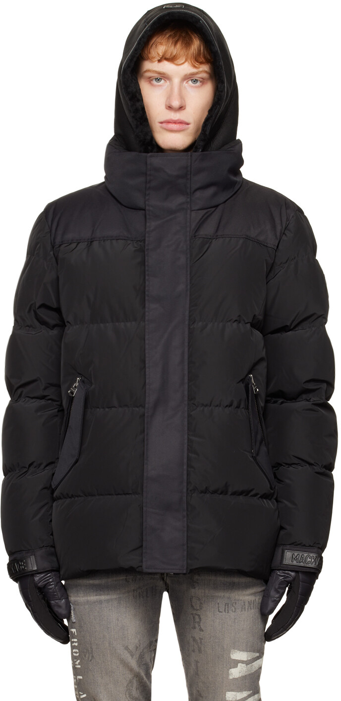 

Черный пуховик Riley Mackage