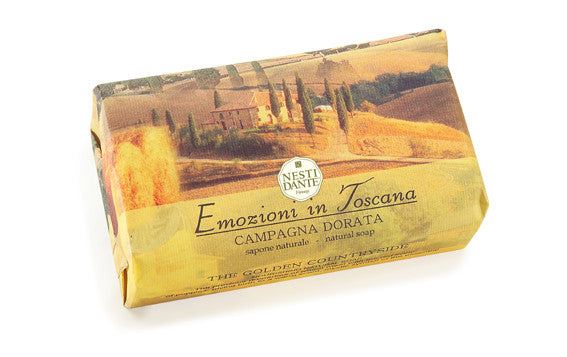 Nesti Dante Мыло Emozioni In Toscana с золотым пейзажем 250г натуральное мыло слезы зари царство ароматов 82г