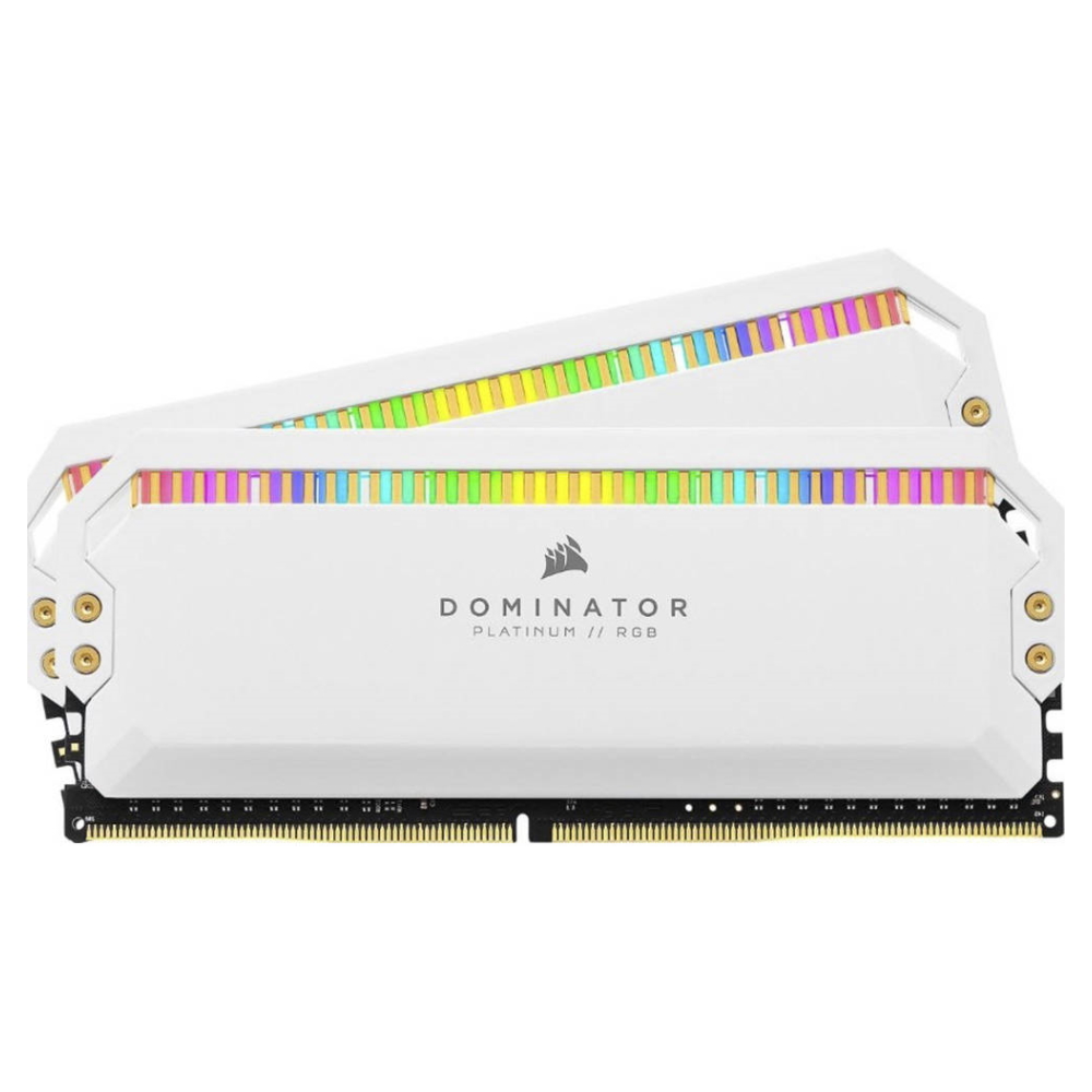 Оперативная память Dominator Platinum RGB 16 ГБ (2x8 ГБ) DDR4, 3200 Мгц, белый