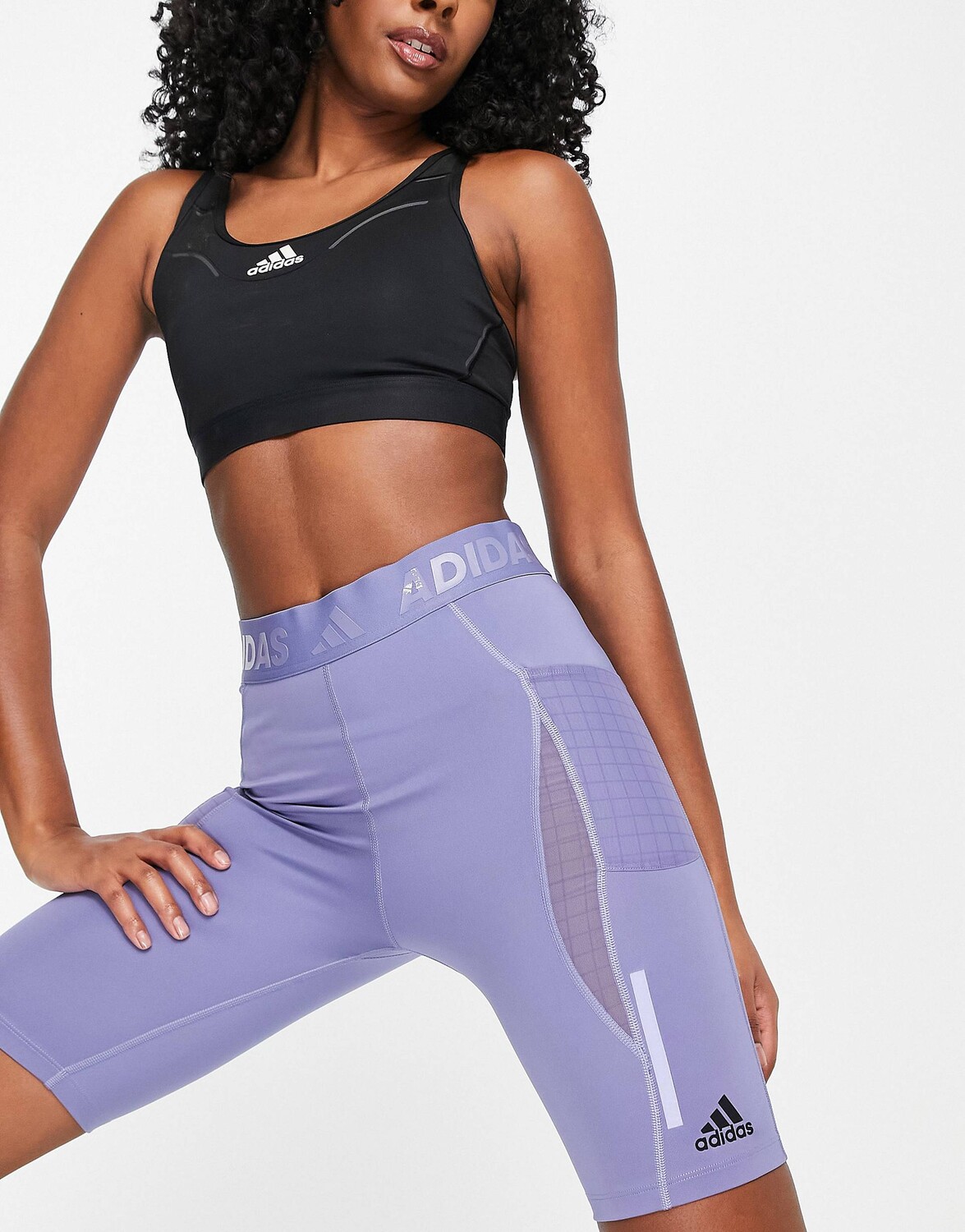 

Фиолетовые леггинсы adidas Training H.RDY