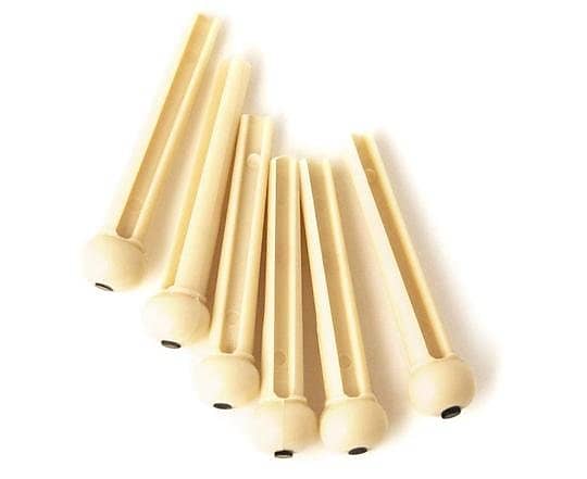 PRS SE Acoustic Dotted Bridge Pins (набор из 6 шт.) PRS SE Acoustic Dotted Bridge Pins (Set of 6) 6pcs set acoustic guitar string bridge pins solid copper brass endpin replacement parts accessories uitar strings nail