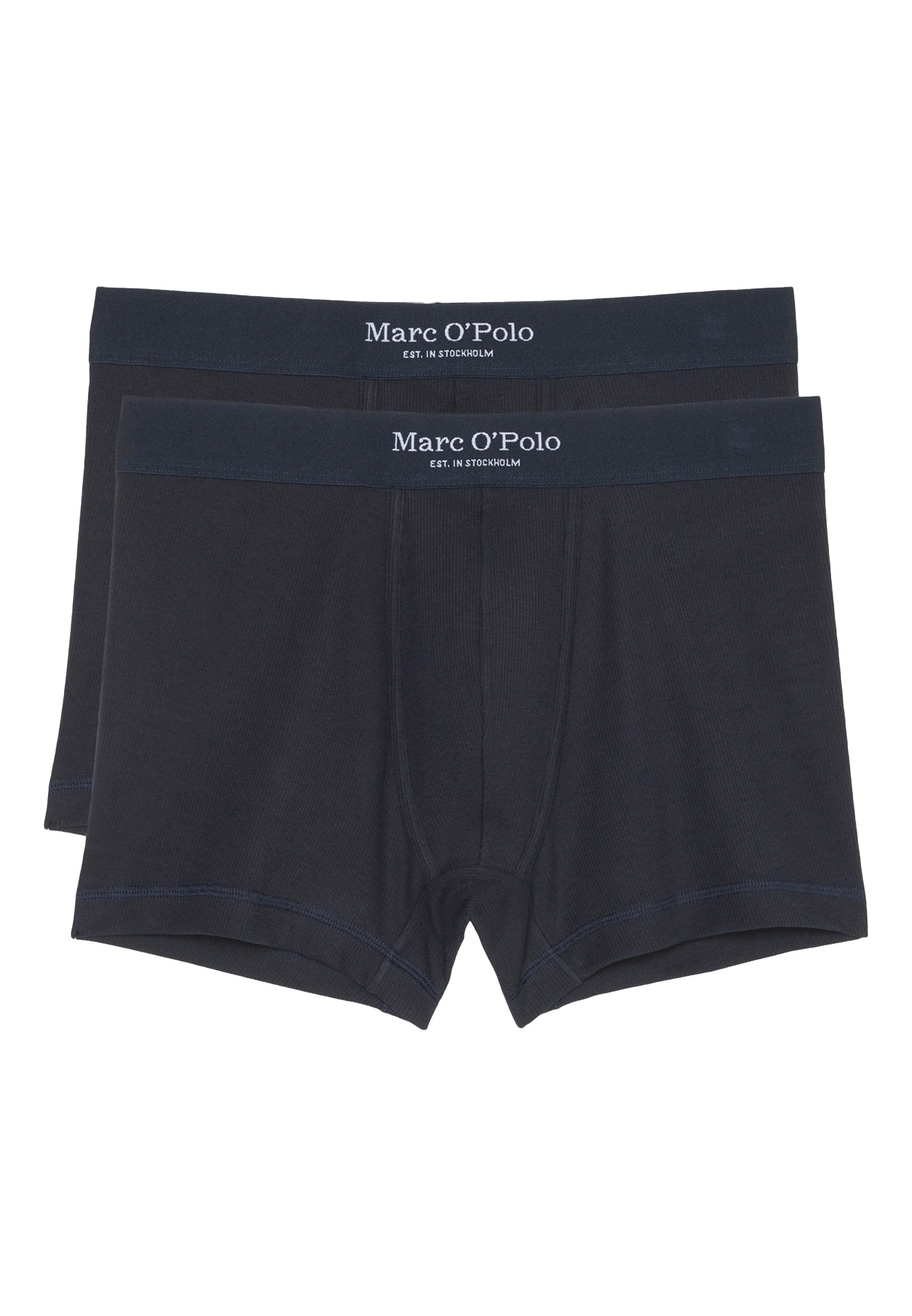 Трусы Marc O´Polo Retro Short/Pant Iconic Rib, темно синий цена и фото