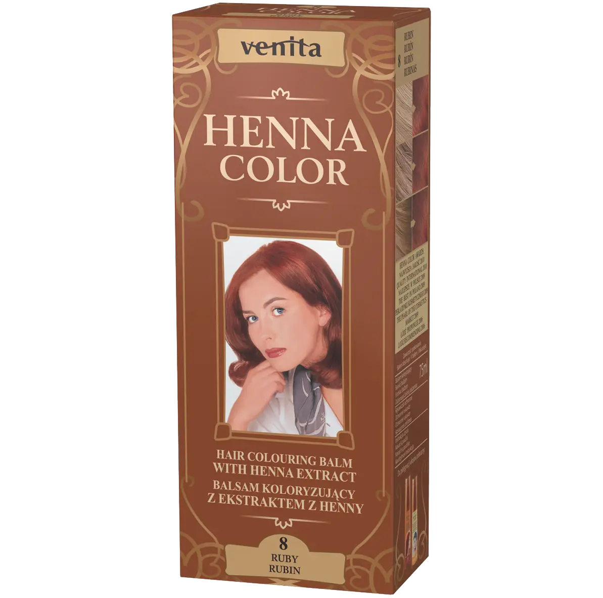

Venita Henna Color оттеночный бальзам с экстрактом хны для волос 8 рубинов, 75 г