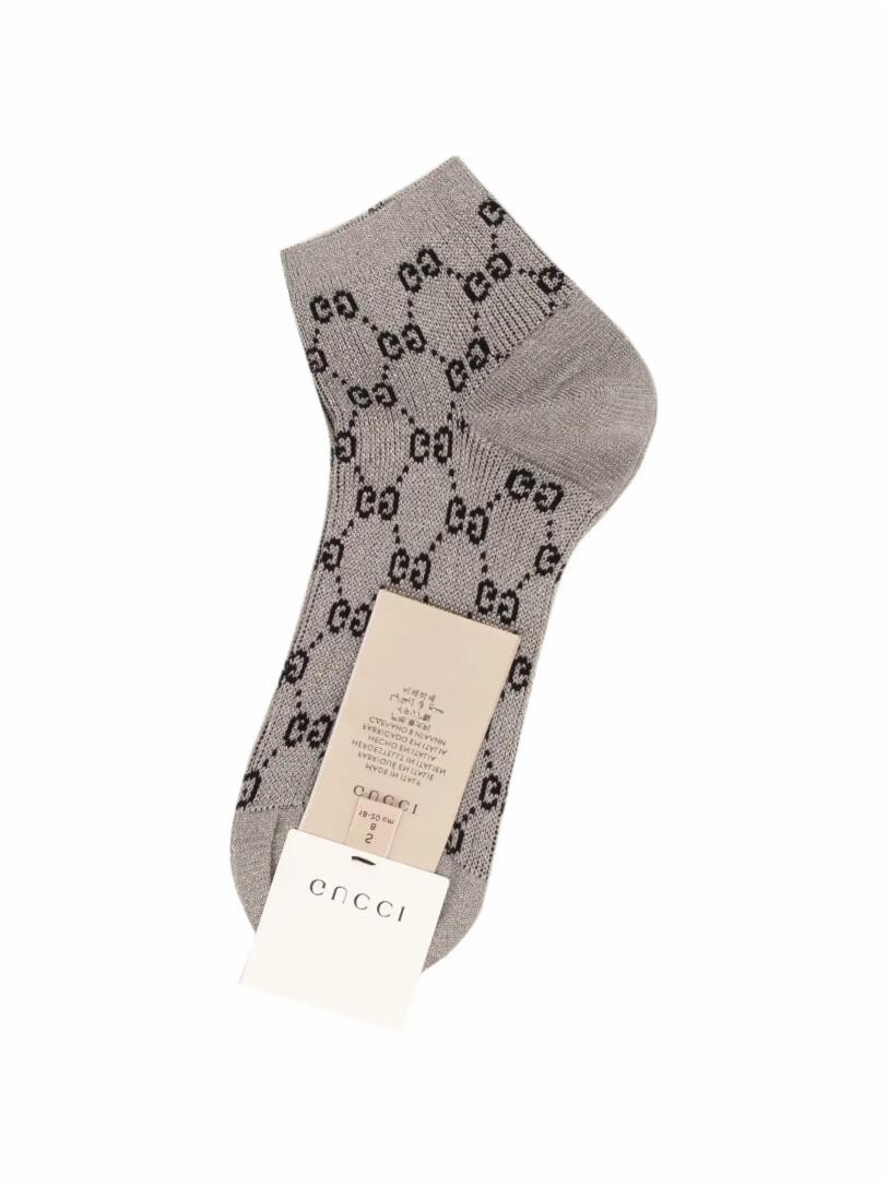 

Носки с монограммным принтом Gucci