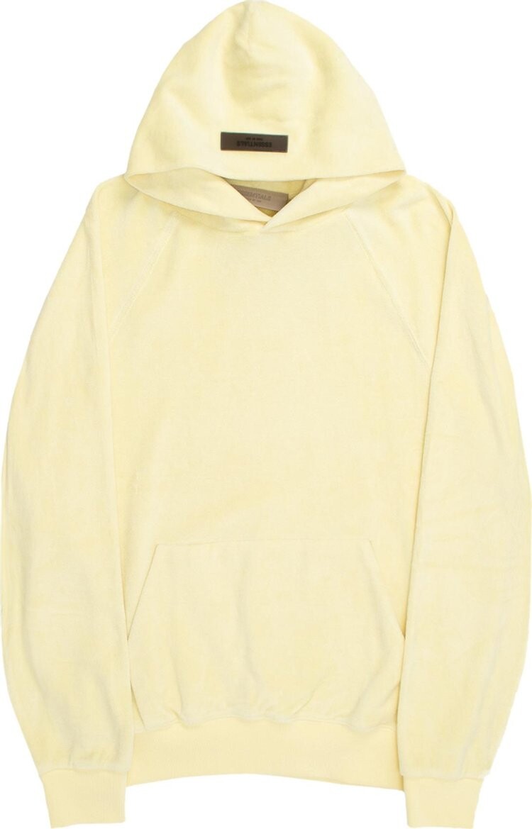 

Худи Fear of God Essentials Velour Hoodie Canary, желтый