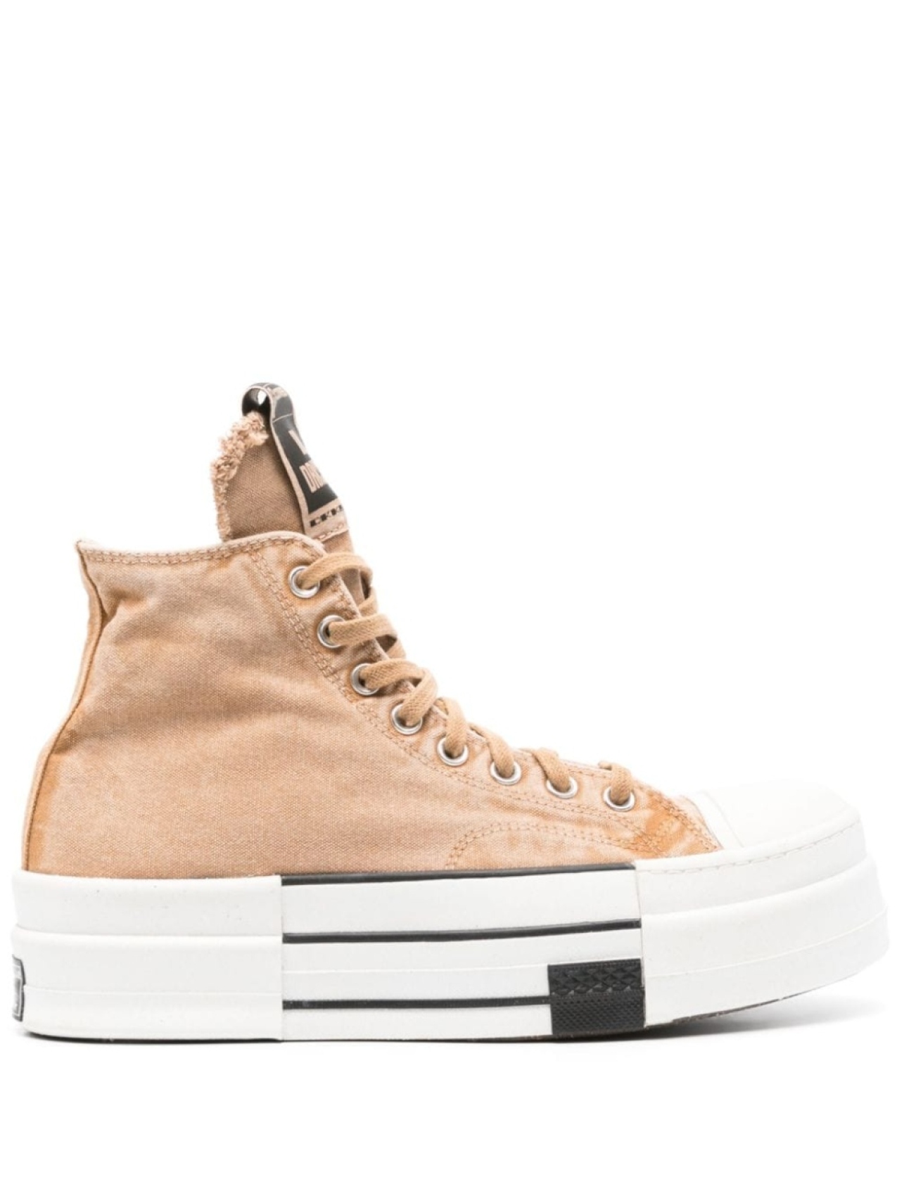 

Rick Owens DRKSHDW кеды Chuck 70 из коллаборации с Converse DRKSTR, нейтральный цвет