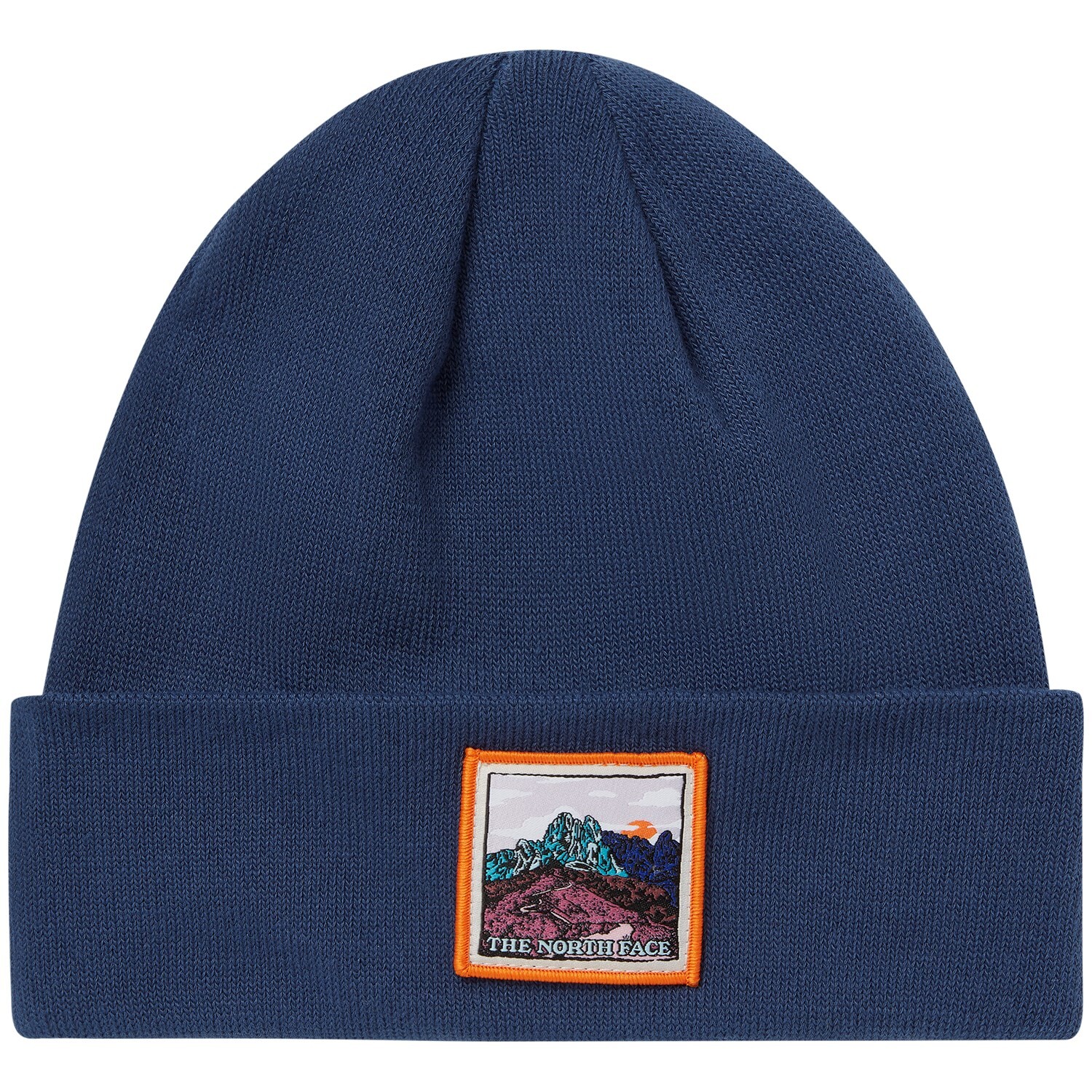 

Шапка - Бини The North Face с вышивкой, синий