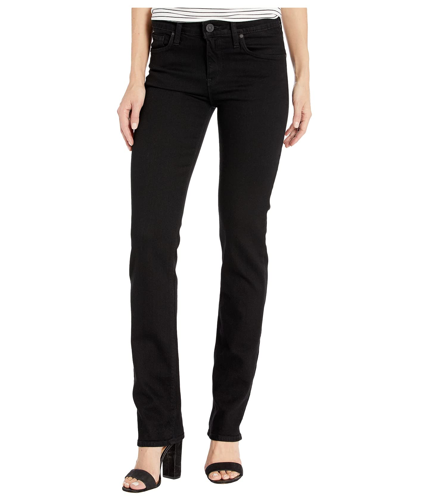 Джинсы Hudson Jeans, Nico Mid-Rise Straight in Black