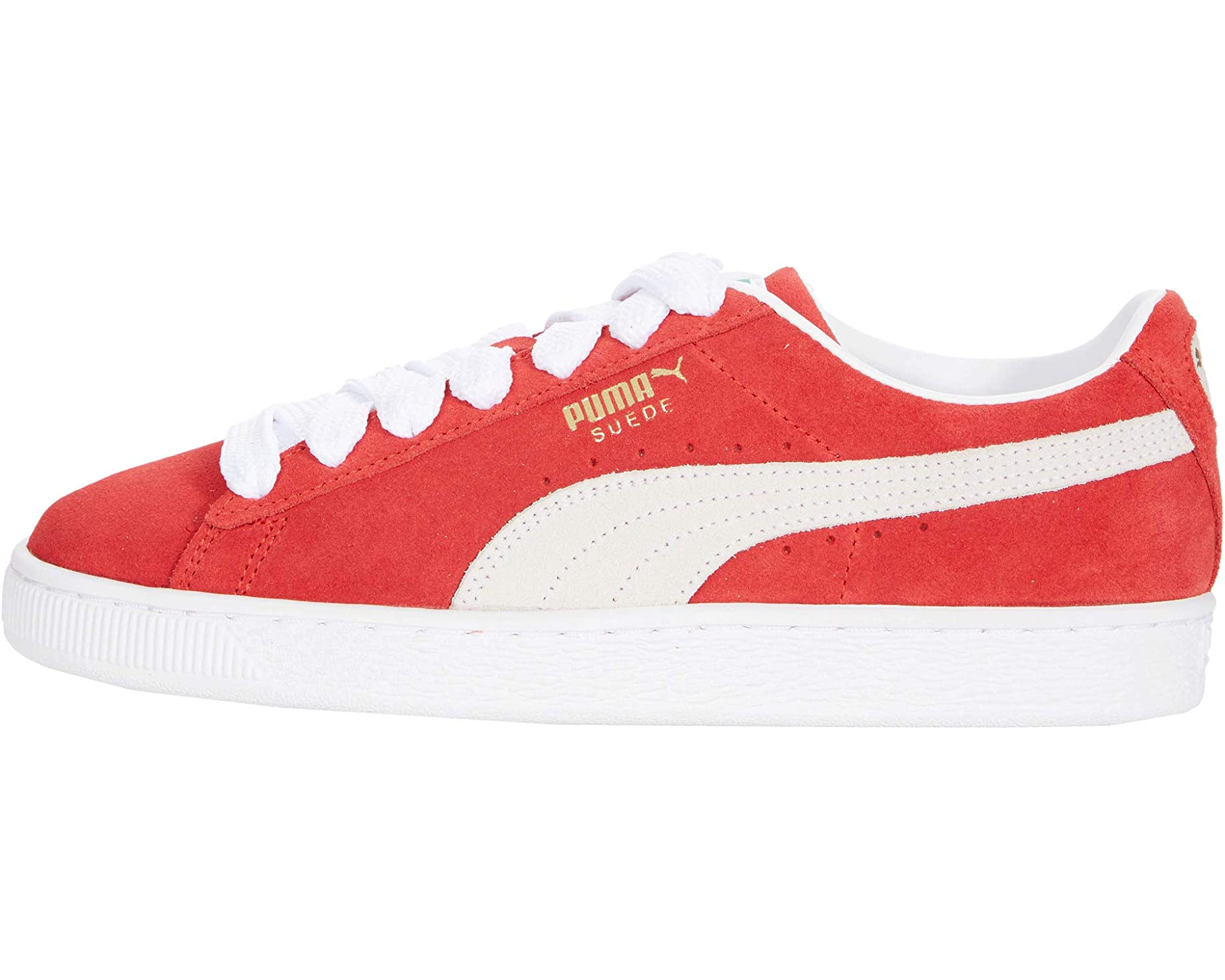 Мужские кроссовки Puma Suede Classic XXI, красно-белый - фото