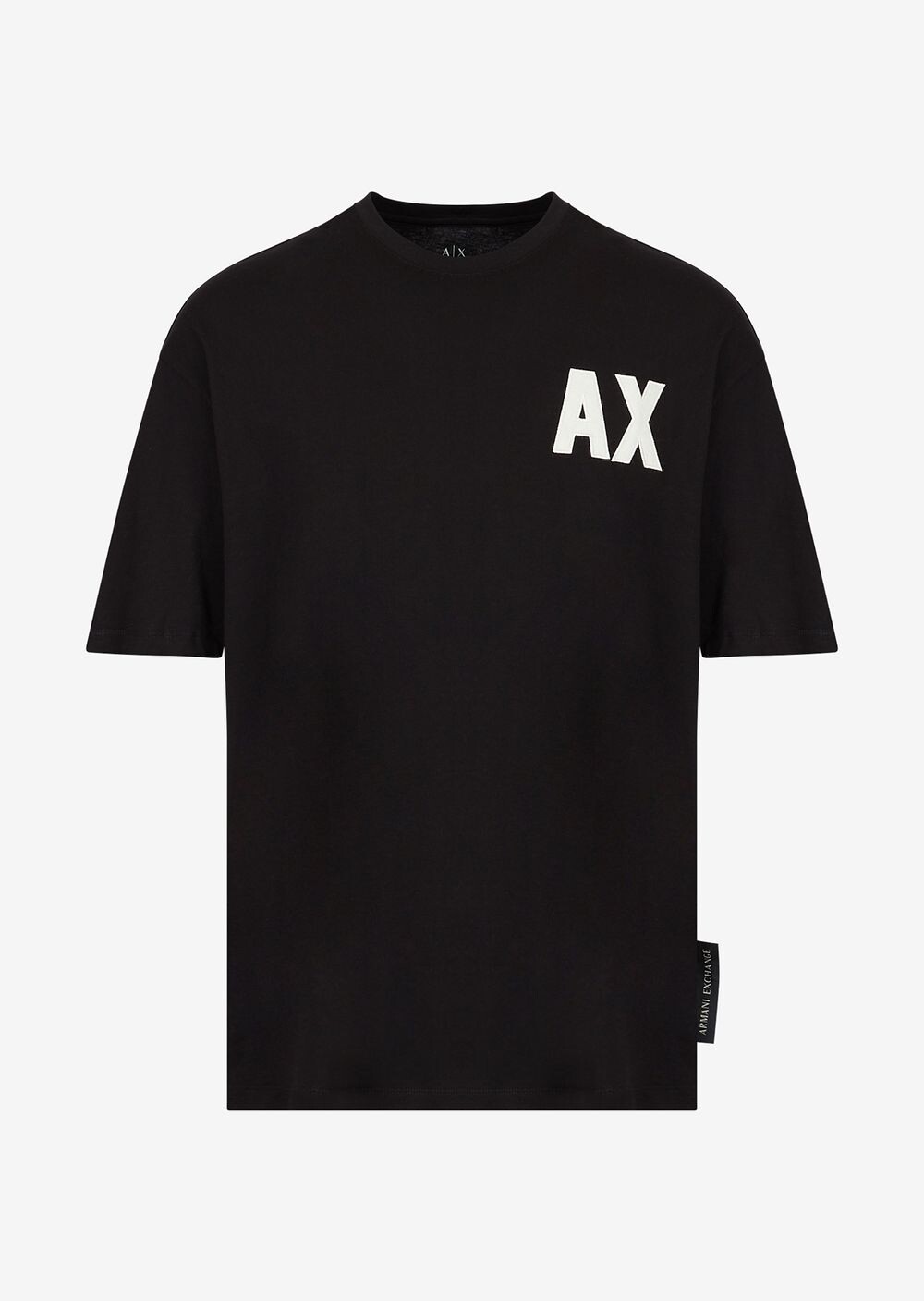 

Футболка унисекс с логотипом Armani Exchange, черный