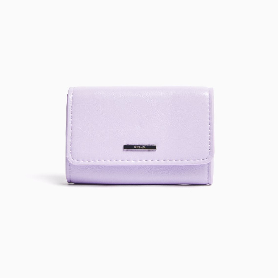 

Кошелек Bershka Basic Shiny, сиреневый
