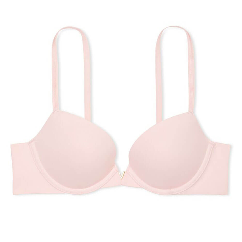 

Бюстгальтер пуш-ап Victoria's Secret Love Cloud Plunge, светло-розовый