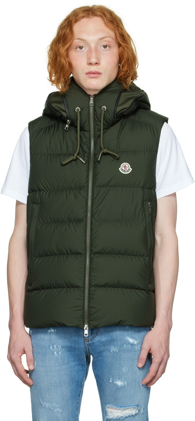 

Зеленая пуховая жилетка Cardamine Moncler, Зеленый