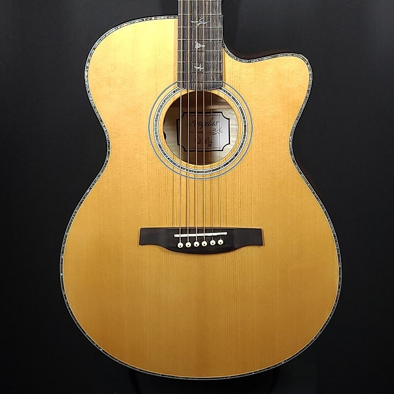 

PRS SE A50E Angelus со звукоснимателем Fishman Sonitone Natural with Black Gold Burst #103 SE A50E Angelus with Fishman Sonitone Pickup