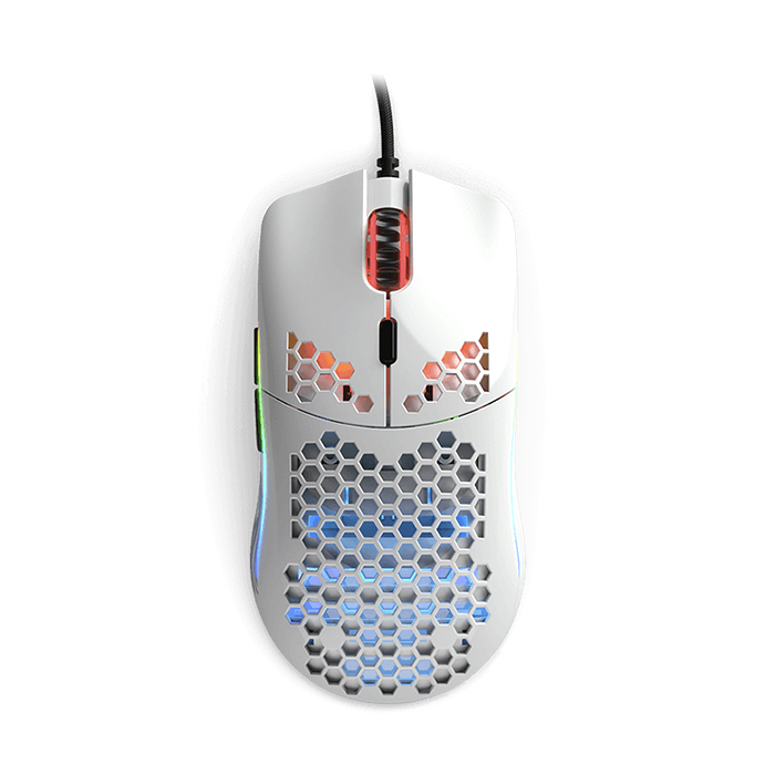 Проводная игровая мышь Glorious Model O- Minus, глянцевый белый